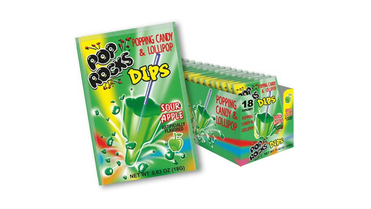 Pop Rocks Dips Sour Apple - Buy Wholesale - CB Distributors