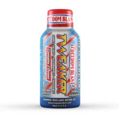 Tweaker Freedom Blast single 2 ounce energy shot bottle front view.