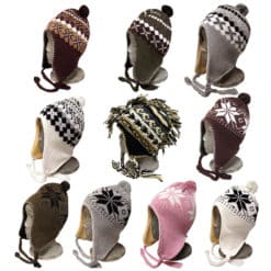 Assorted Ear Flaps & Tassel Hats - Image 1