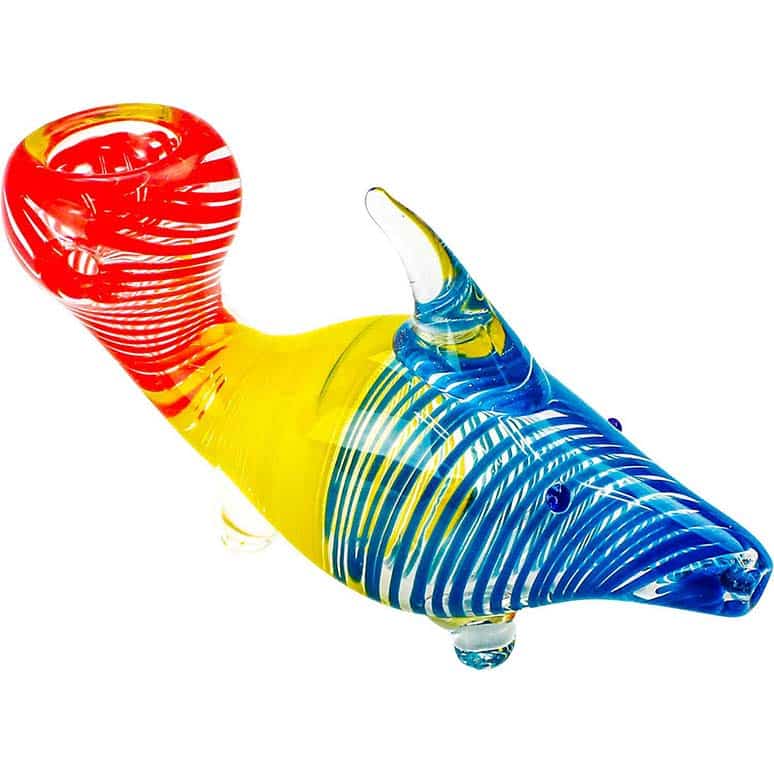 GLASS PIPES 3" FISH 12/DSP 1/CS