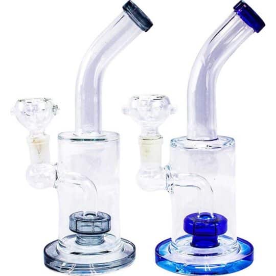 Glass Water Pipes 8 Single Percolator - CB Distributors