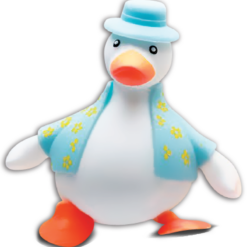 Squishy Squeezable Duck with Lights Toy - Image 3