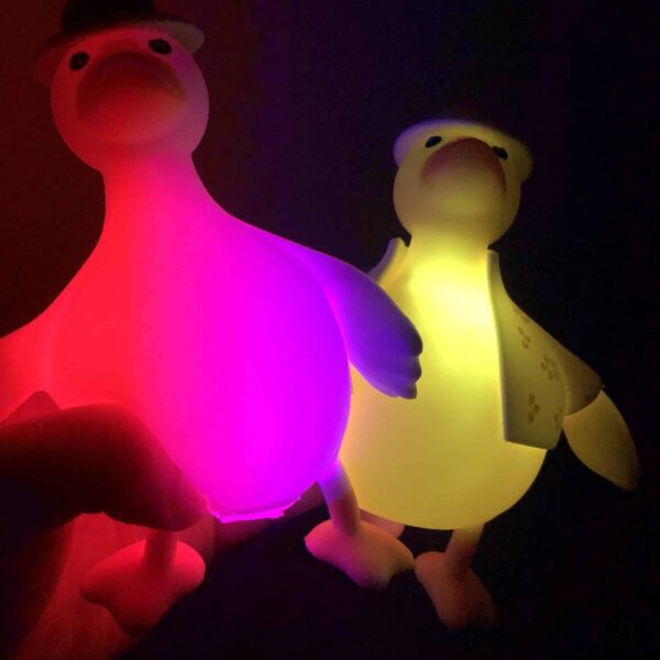 Ducks Light Up in the Dark
