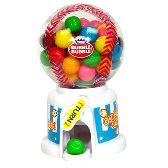 Baseball gumball dispenser