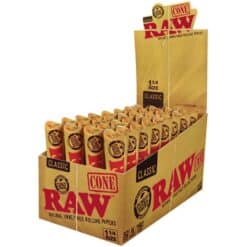 RAW CLASSIC 1.25 PRE-ROLL CONES 6PK 32/DSP 32/CS