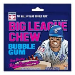 Big League Chew Blue Raspberry Bubble Gum