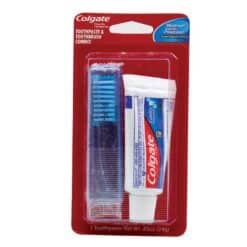 COLGATE 0.85OZ TOOTHPASTE & TOOTHBRUSH KIT 6/DSP 12/CS