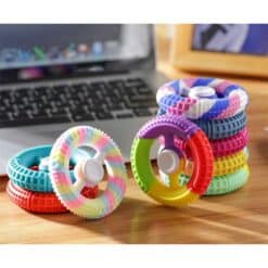 STRESS BALL SPINNERS MULTI COLORS 24/DSP 12/CS