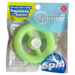 STRESS BALL SPINNERS GLOW IN THE DARK 24/DSP 12/CS