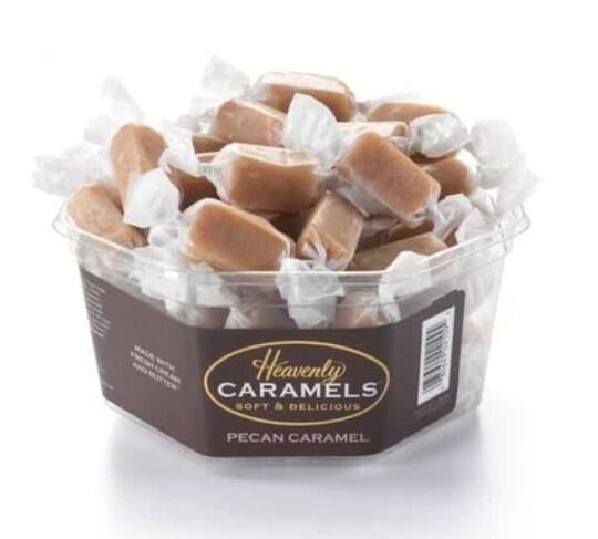 Heavenly Caramels Pecan Caramel Tubs