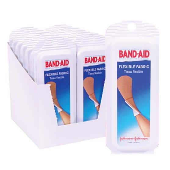 Band-Aid Flex Fabric Travel Pack - 8 Count, Pack of 12