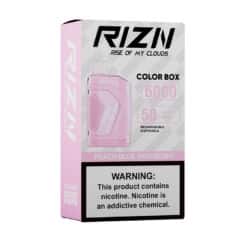 COLOR BOX Peach Blue Raspberry Vaping Device one vape box.