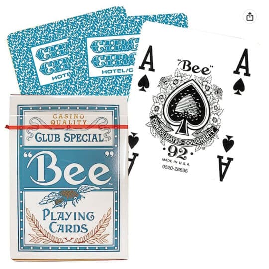 BEE USED CASINO PLAYING CARDS 12/DSP 12/CS