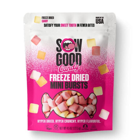 MINI BURSTS FREEZE DRIED 4.5OZ BAGS 24/DSP 1/CS