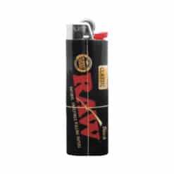 RAW Black classic BIC lighter - single lighter front