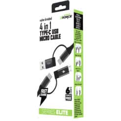 X4ORCE SE TYPE-C 4-IN-1 6FT CABLE 6/DSP 12/CS