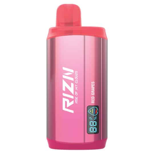 RIZN Smart 9000 Vaping Device in Red Grapes flavor.