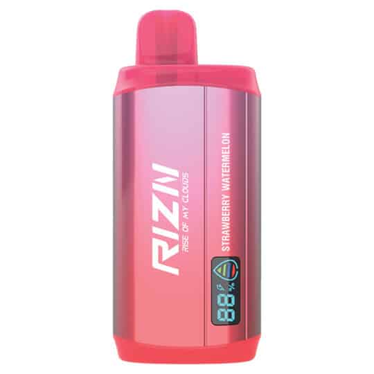 RIZN Smart 9000 Vaping Device in Strawberry Watermelon flavor.