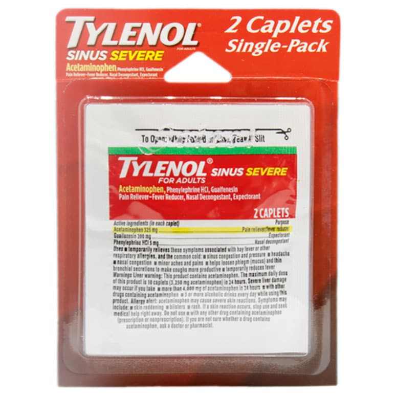 Tylenol Sinus Severe Select One 2 Pack Dispenser Box CB Distributors tylenol-sinus-severe-select-one-2-pack-dispenser-box-cb-distributors