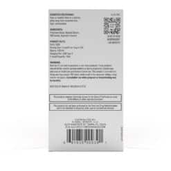 Green Roads Peach Ice 1200MG CBD Vape box back with fact information.