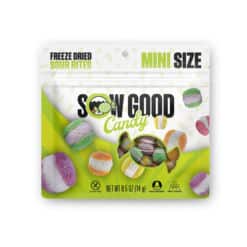 Sow Good Sour Bites Mini 0.5oz bag front shown.