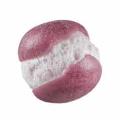 Sow Good Sweet Bites Mini purple bite shown.