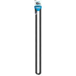 CBTEK iPhone MFI Certified 10ft Nylon Hanging Cable shown in black color.