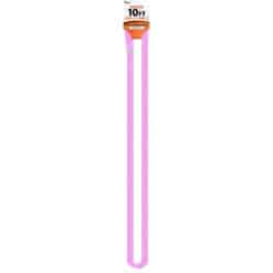 CBTEK Type-C to Type-C 10ft Nylon Hanging Cable shown in light pink color.