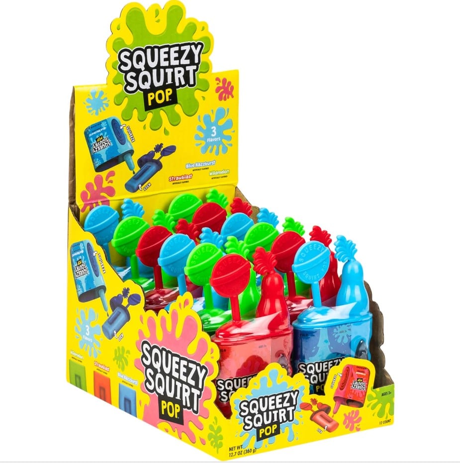 Squeezy Squirt Pop 1.6oz Candy