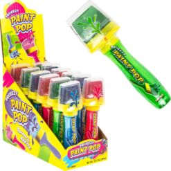 Squeezy Paint Pop Candy display with 1 each in full view.