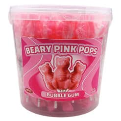 Bubble Gum Bear Pops