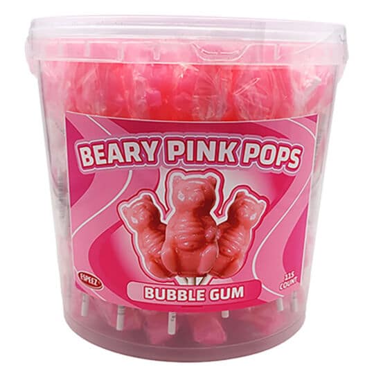 Bubble Gum Bear Pops