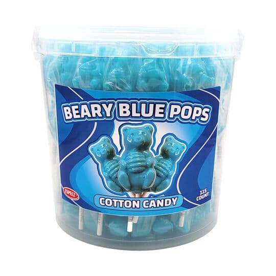 Cotton Candy Bear Pops