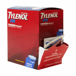 Tylenol PM 25 packets of 2 caplets each Dispenser Box