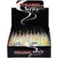 Chillum 2.5 inch straight assorted glass pipes display.