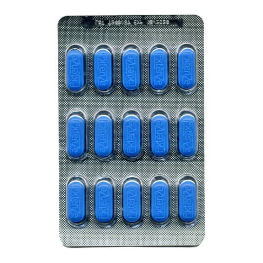 Extenze Testosterone Boost 15 count blister foil pack