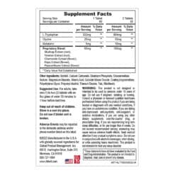 Alteril sleep aid 30ct tablets showing back panel with supplement facts.