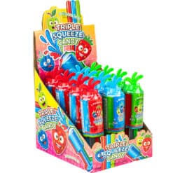 SLUSH PUPPiE Double Dip-N-Lik candy display